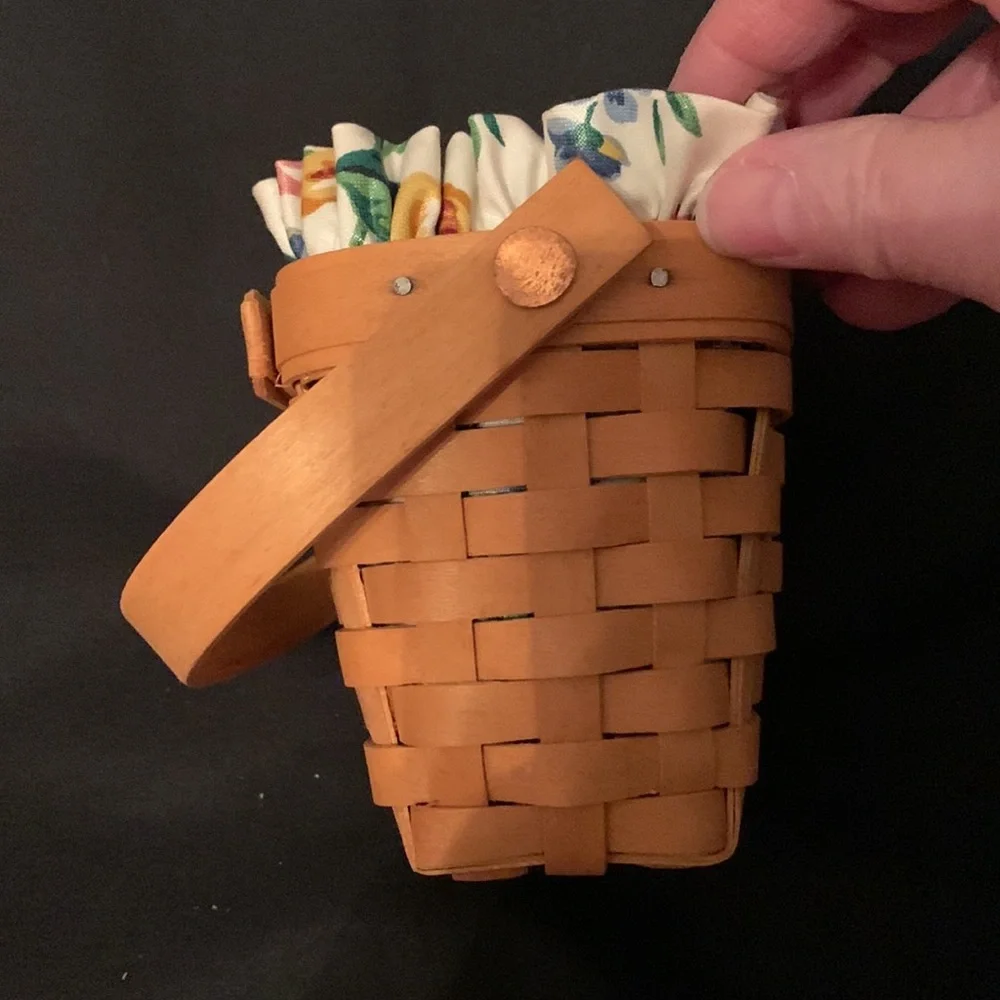 Longaberger 1997 Horizon Of Hope Cancer Basket. 3rd In The Series.
